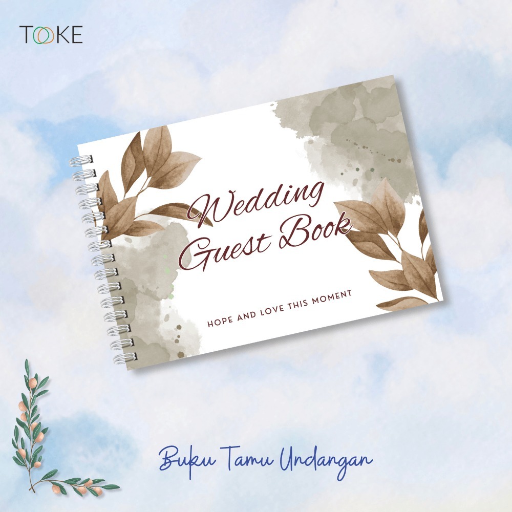 

Buku Tamu Pernikahan NON CUSTOM / Wedding Guest Book Soft Cover DESIGN KEKINIAN TERBARU 2024