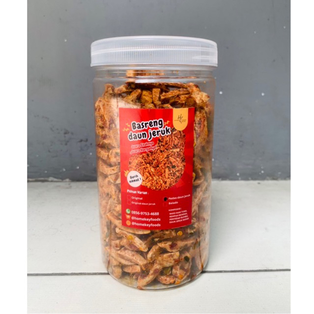 

Homekey foods - BASRENG STIK TOPLES PEDES DAUN JERUK 1000ml