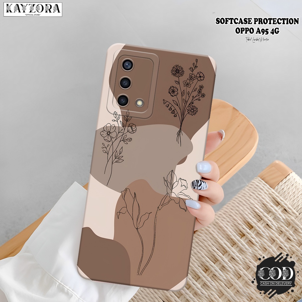Case Hp OPPO A95 4G Terbaru - KAYZORA - Fashion Case Aesthetic - Softcase OPPO A95 4G - Silikon Tpu 