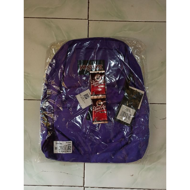 TAS JANSPORT ORIGINAL SUPERBREAK PURPEL