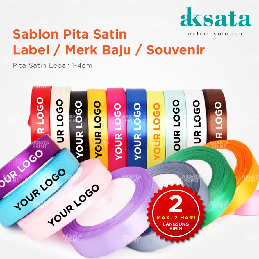 

2 IN 1 Pita Hampers Pita Kado CookiesDessert Box Label Baju Label Hijab Label Masker Pita Satin Grosgrain