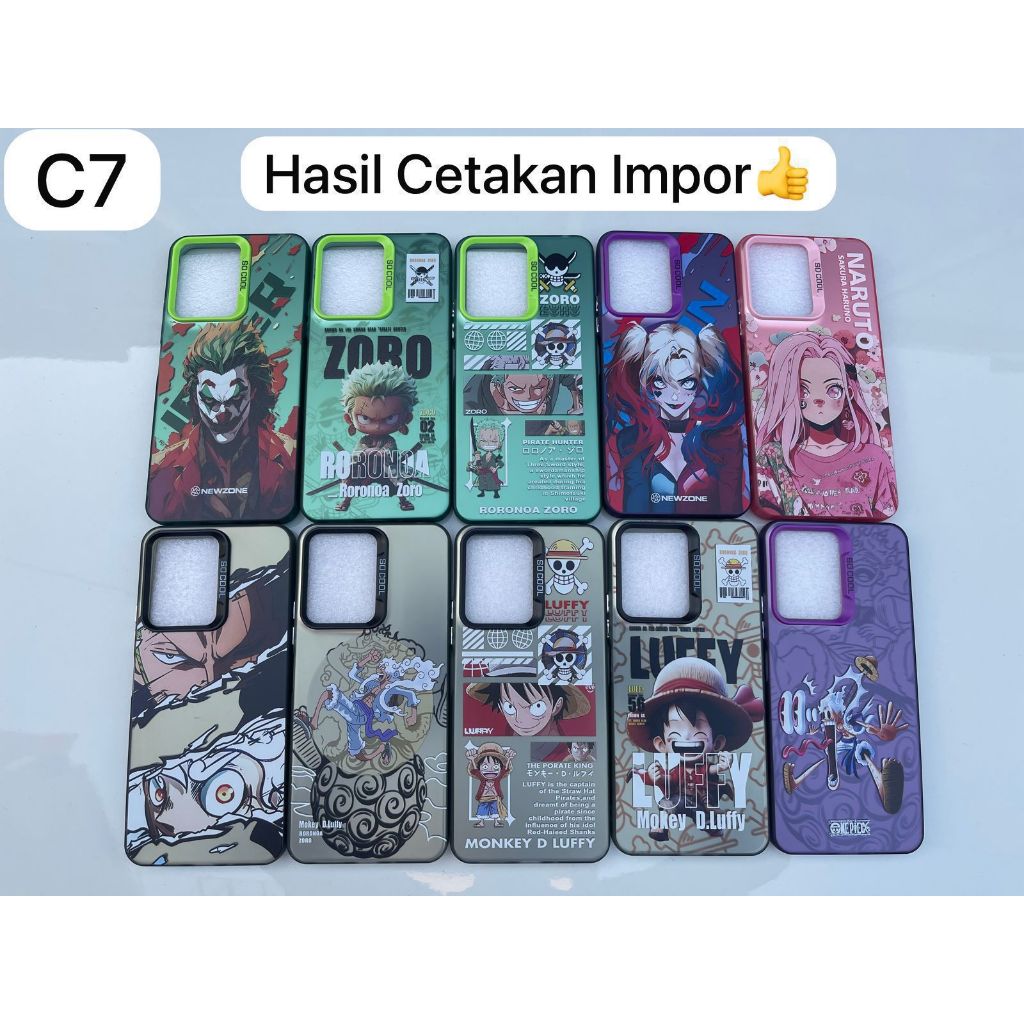 IMD CASE GAMBAR ANIME, LUFFY, ZORO, JOKER, NARUTO FOR SAMSUNG A10S, A20S, A14 5G, A23 5G, A53 5G