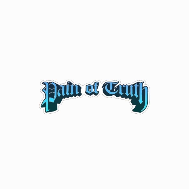 

sticker band Pain Of Truth NYHC hardcore metal stiker