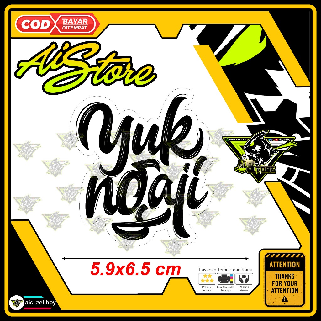 Stiker Yuk Ngaji