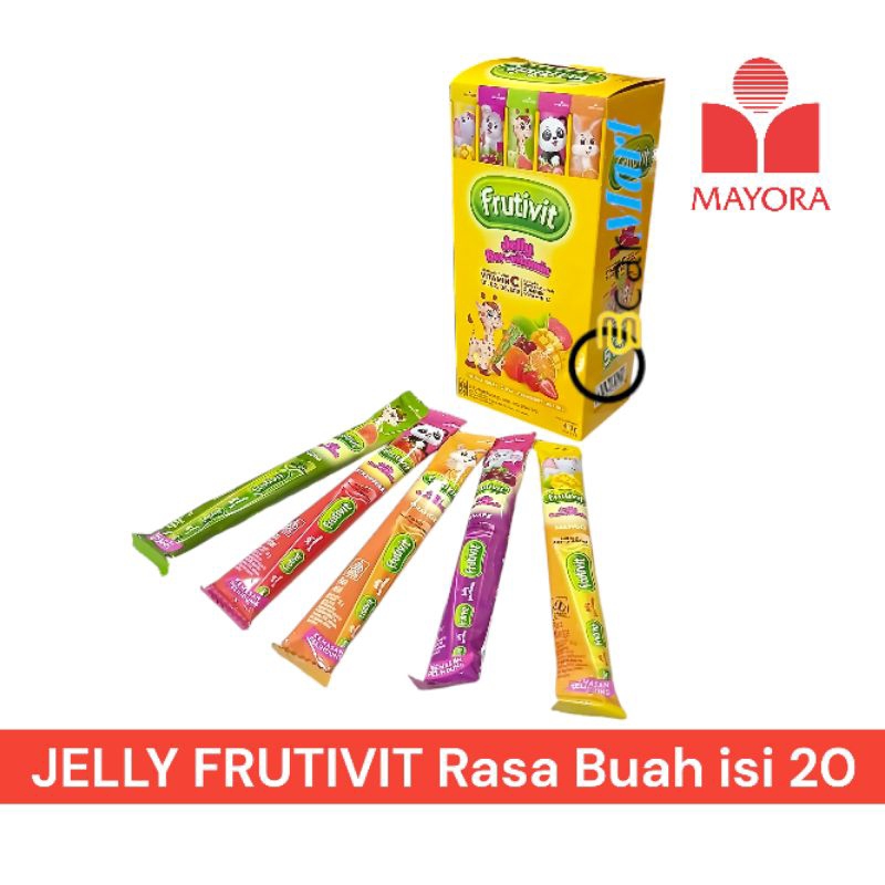 

FRUTIVIT Jelly Stick 1 Box isi 20 Aneka Rasa Buah Bervitamin