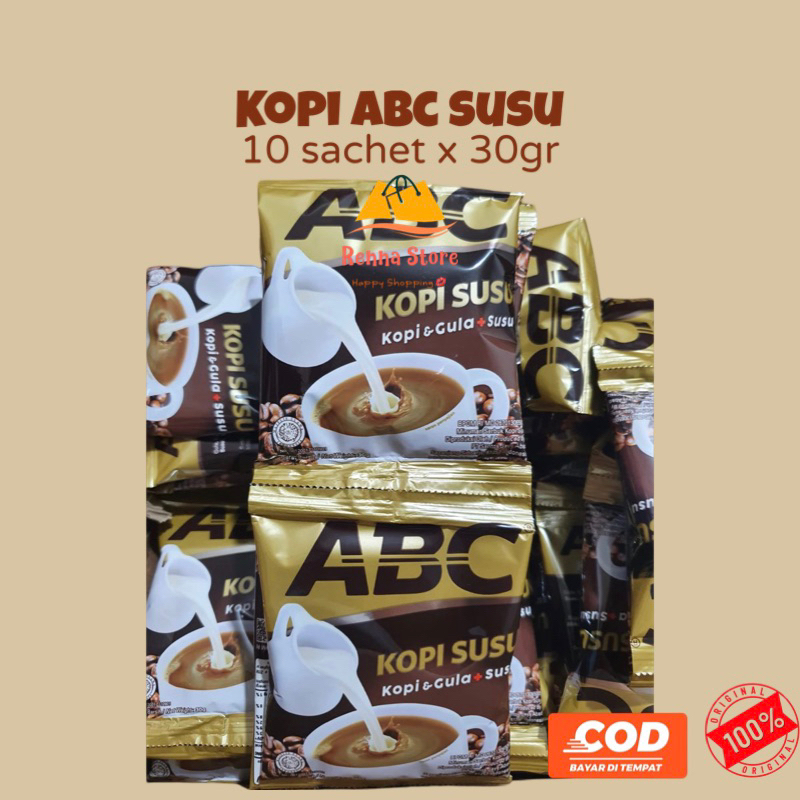 

Kopi ABC SUSU 30gr (10sachet)