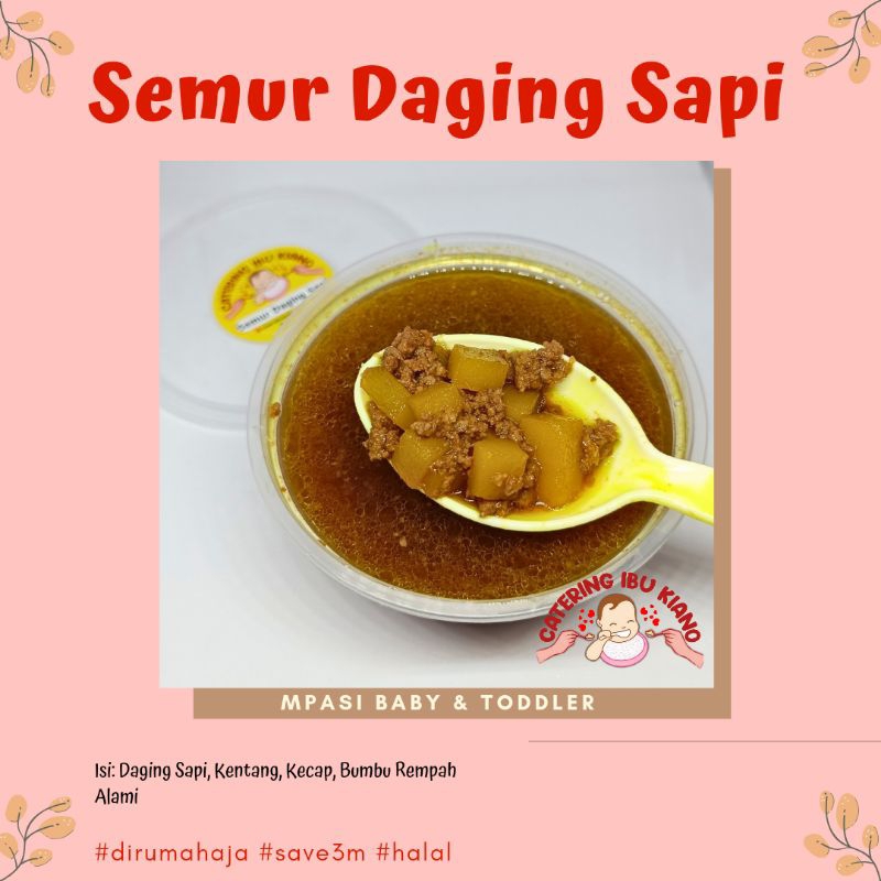 

NEW PRODUCT Semur Daging Sapi Catering Mpasi Baby Frozen