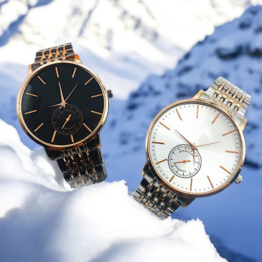 Promo Termurah Jam Tangan Rantai Pria,Jam Tangan Kasual Pria,Jam Pria Rantai Hitam,Jam Pria Elegant