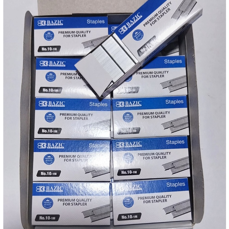 

LUAR BIASA 1 Kotak 2 Box Kecil Staples isi Stapler No 1 Bazic Premium Quality