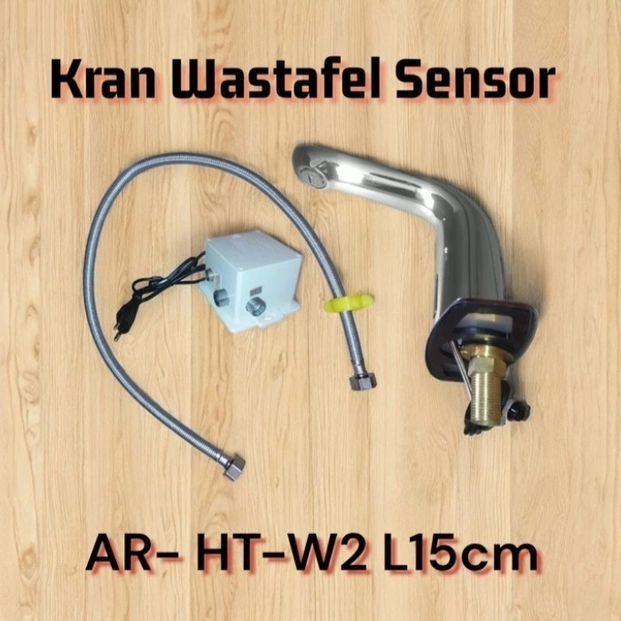Kran Sensor Wastafel Otomatis AR-HT-W2 Tinggi 15 CM