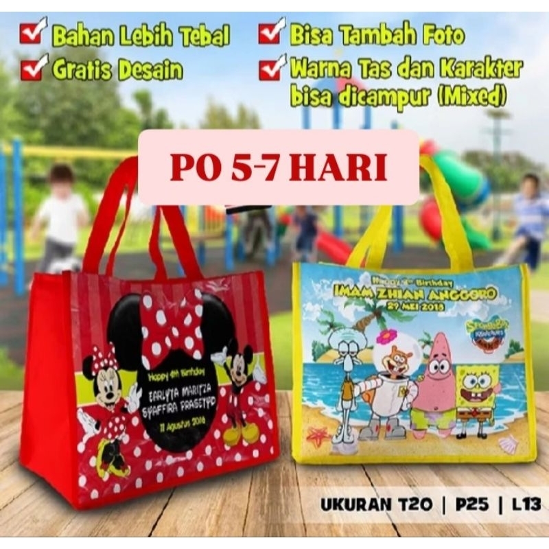 

TAS SOUVENIR ULANG TAHUN ANAK CUSTOM