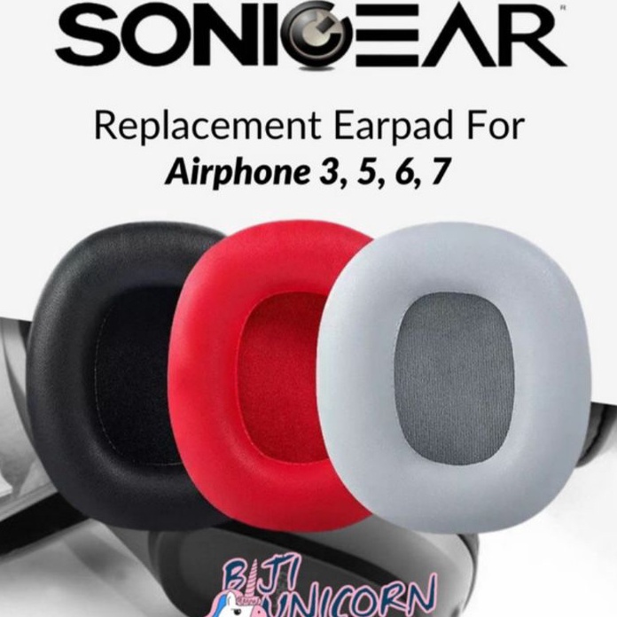 PAKET Earcup Earpad Ear Cushion Sonicgear Airphone 3 5 6 7 Busa Foam