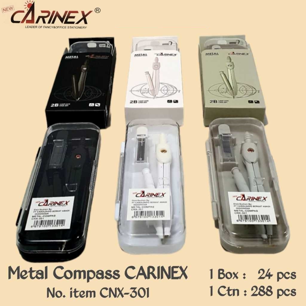 

[1 Pcs] Jangka Besi Carinex CNX-301 / Compass Set / Jangka Stainless Steel Besi Carinex CNX-301