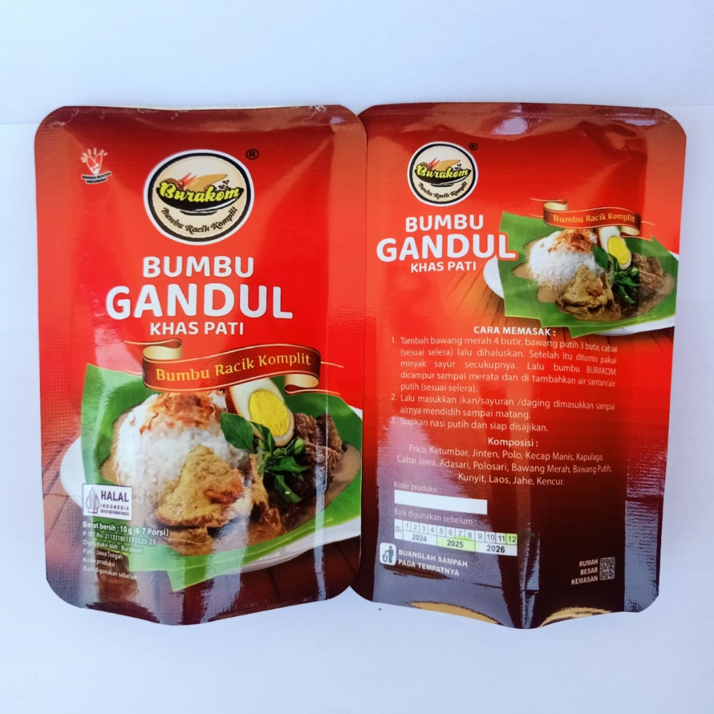 

BUMBU GANDUL KHAS PATI [ BURAKOM ]