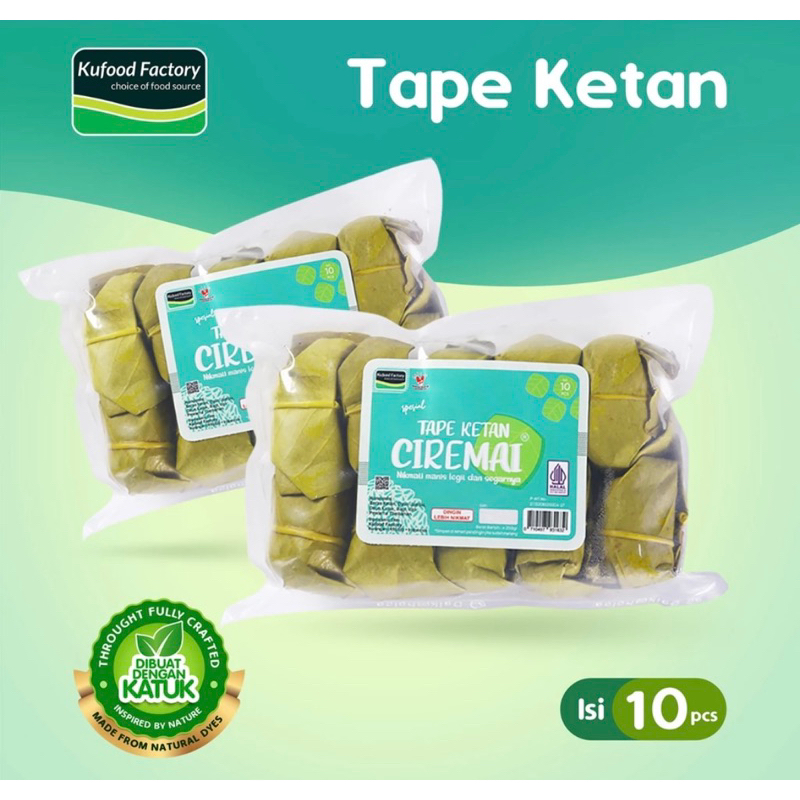 

Tape Ketan Ciremai Hijau Daun Jambu isi 10pcs KHAS KUNINGAN