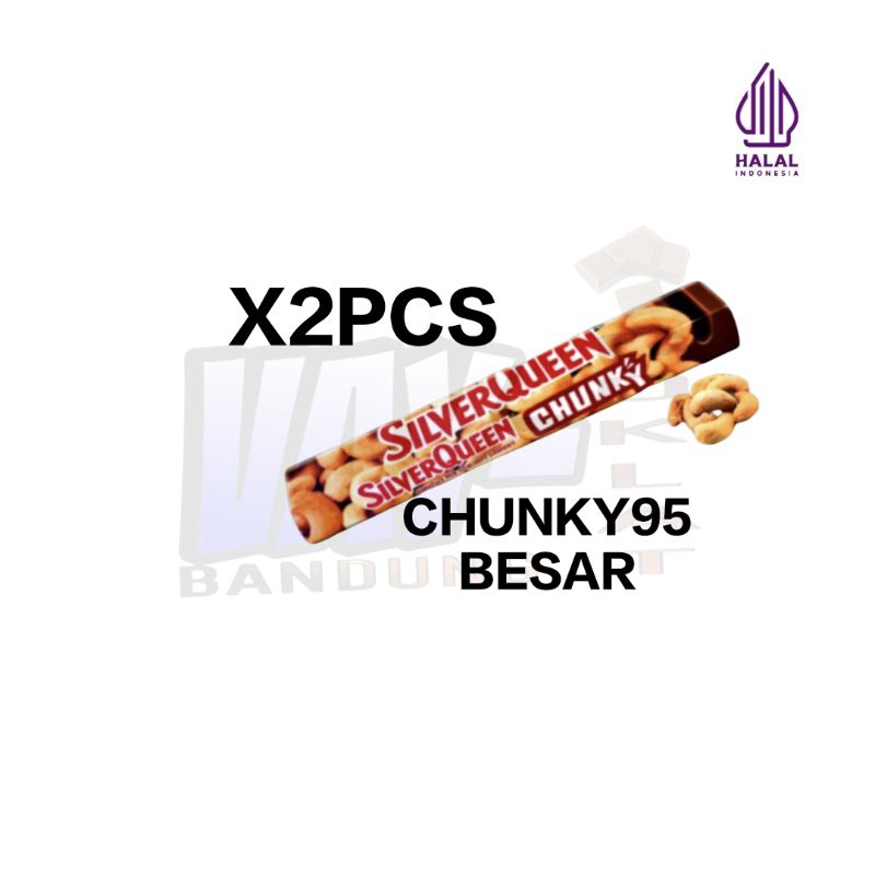 

SILVERQUEEN CHUNKYBAR 95GR CASHEW (X2PCS) EXP 2025