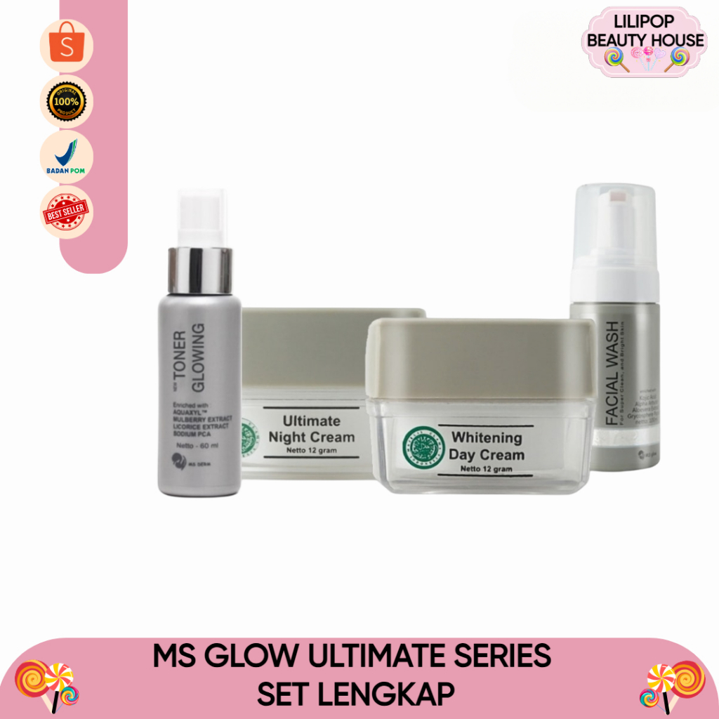 MS GLOW ULTIMATE SERIES SET LENGKAP