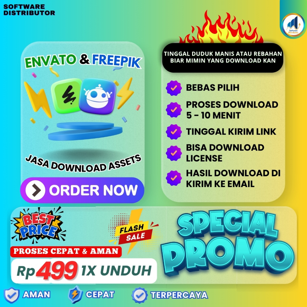 Jasa Download Envato Elements & Freepikk Premium Template PPT Termurah