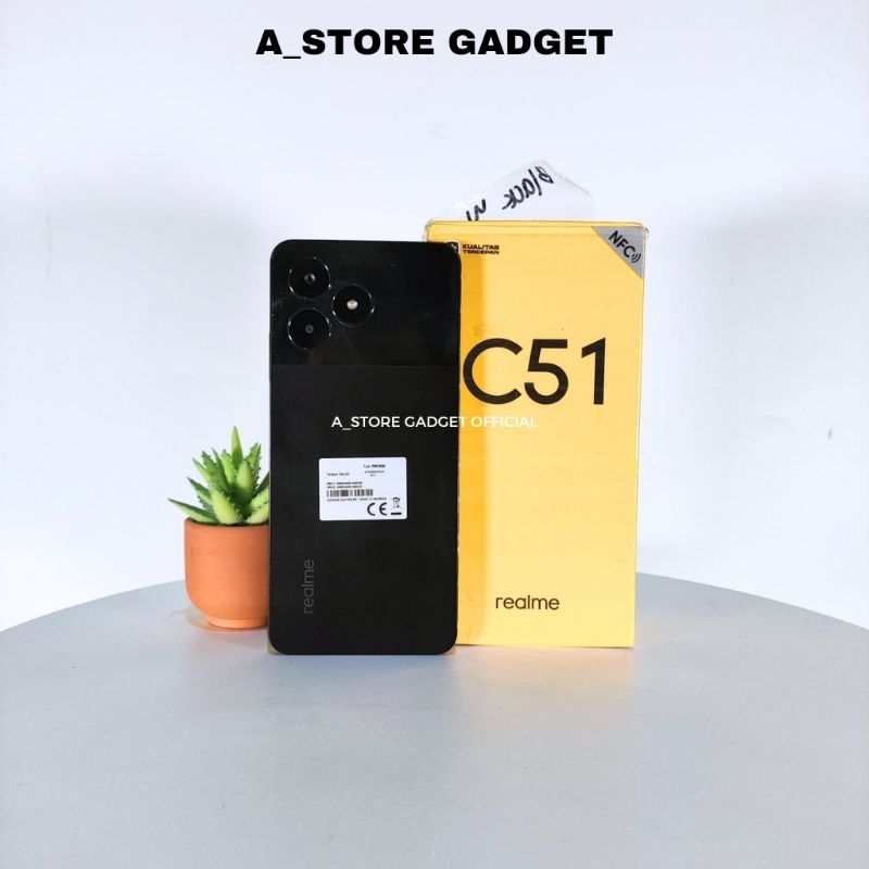 REALME C51 4/64 SECOND FULLSET ORI