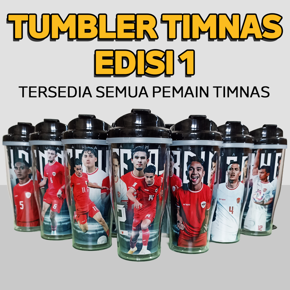 [PROMO] Tumbler Timnas Terbaru Edisi 1 Tumbler Botol Timnas Indonesia Tersedia Semua Pemain Timnas