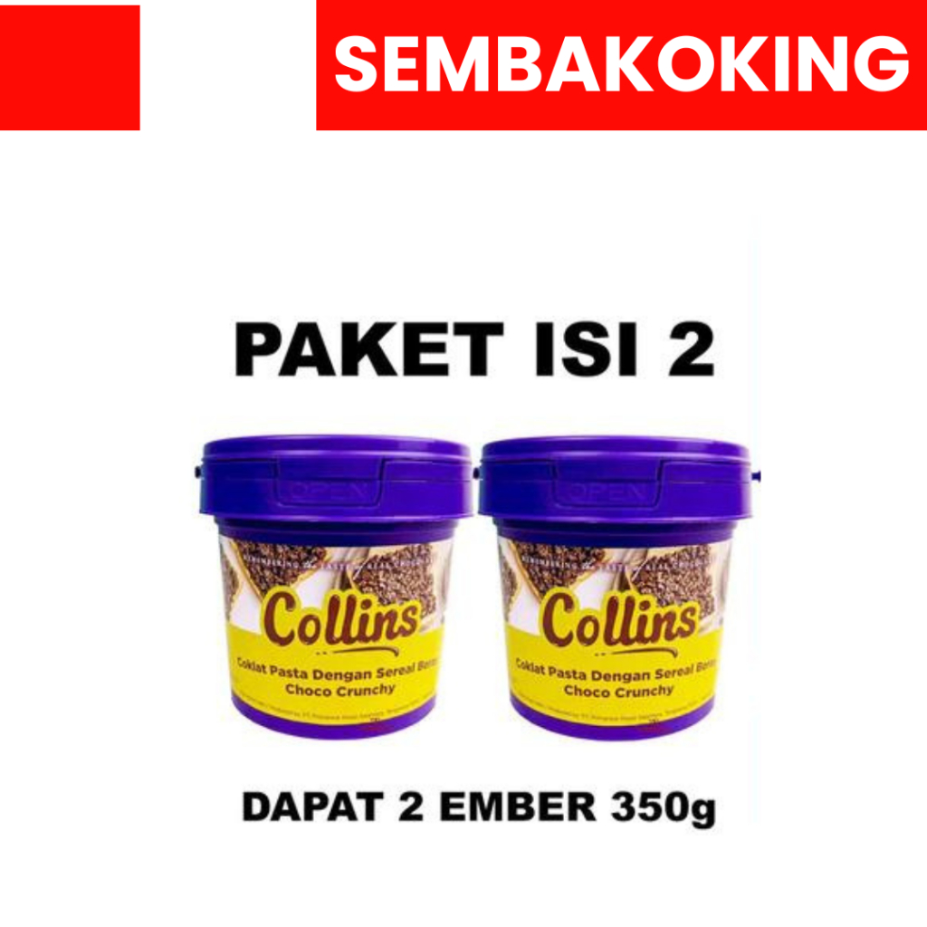 

JATIM - Paket 2x COLLINS CHOCO CRUNCHY 350gr