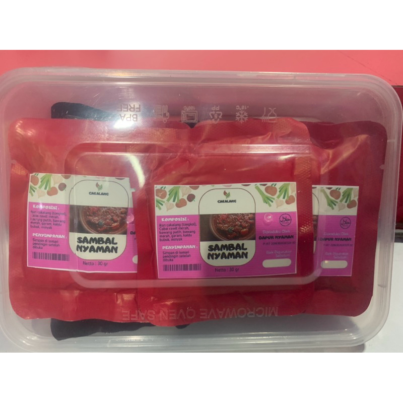

sambal nyaman box isi 10 pcs