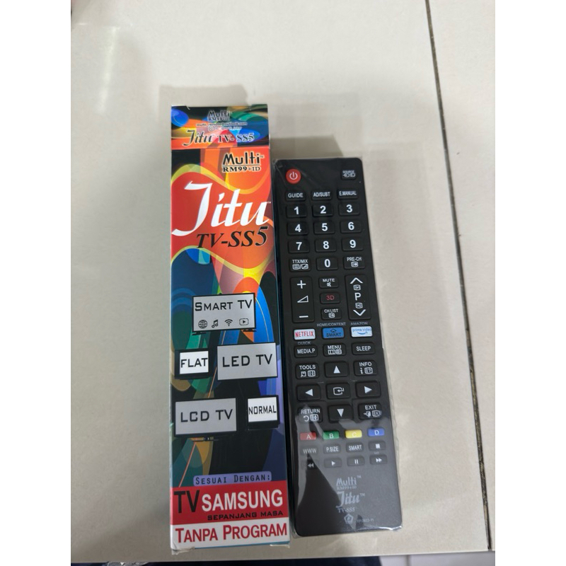 Remote Tv Samsung Jitu TV SS5 Untuk Tv Smart multi