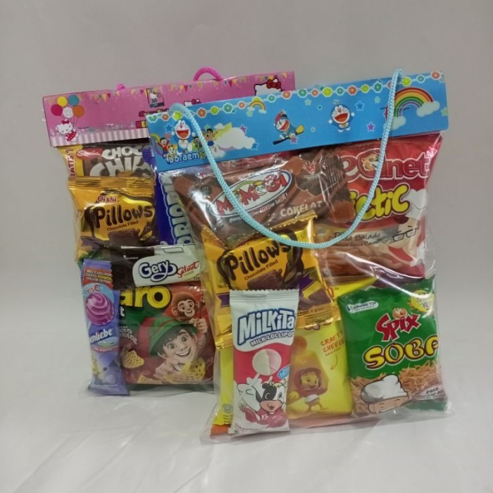 

LABEL TAS PLASTIK ULANG TAHUN PLASTIK SNACK ULTAH 20X35 ISI 10PCS RP1183