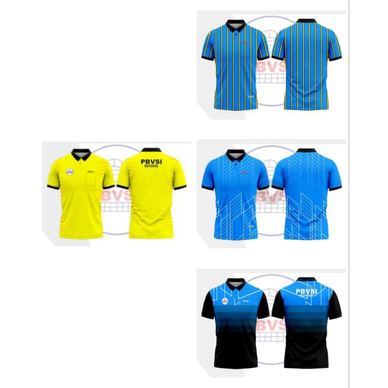 Baju Wasit Bola Voli Tangan Pendek / Bebas Pilih Warna dan Size / Perlengkapan Wasit Voli / perlengk