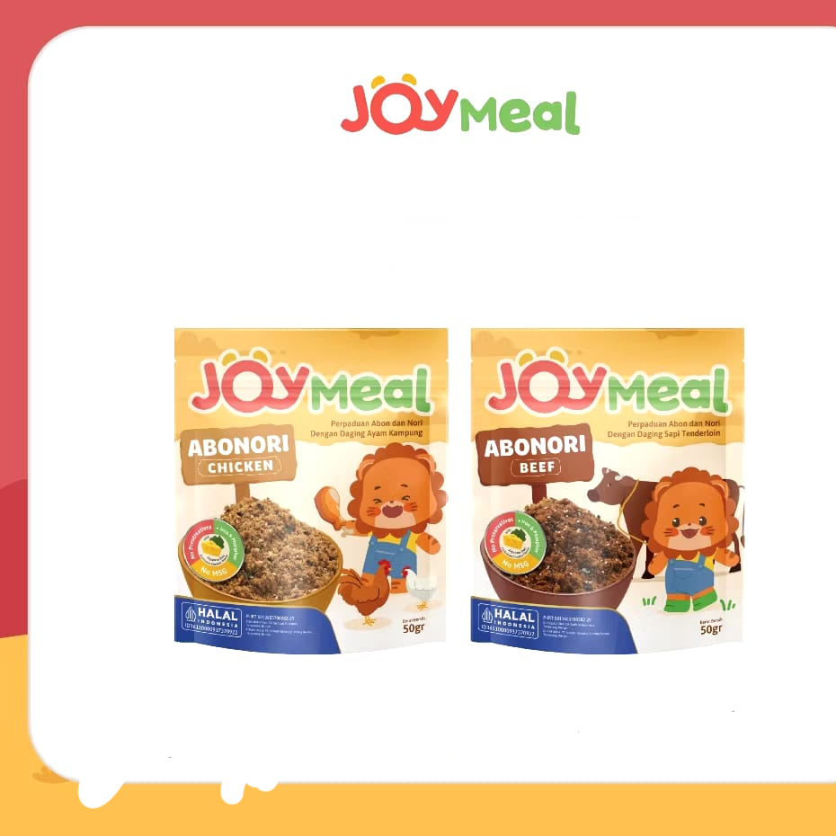 

JoyMeal AboNori BEEF & CHICKEN Original @50gr | Perpaduan Abon dan Nori dengan Daging Sapi Tenderloin dan Daging Ayam Kampung