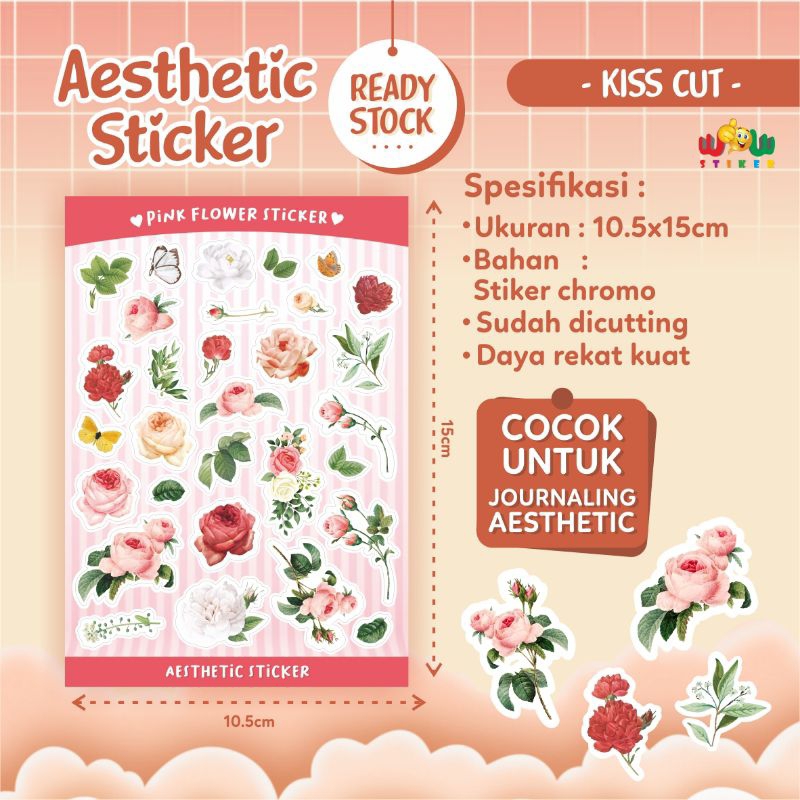 

Stiker Aesthetic Model Tanaman Cactus Kertas - Paper