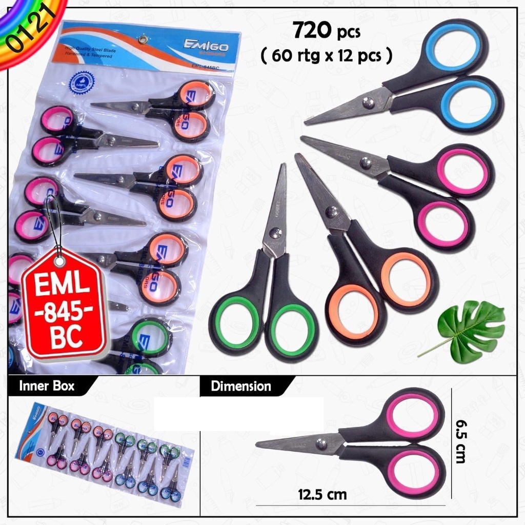 

[1 Rentengan] Gunting Emigo Emidio Kecil Sedang Besar Emidio / Scissor Emigo Emidio 845 855 865