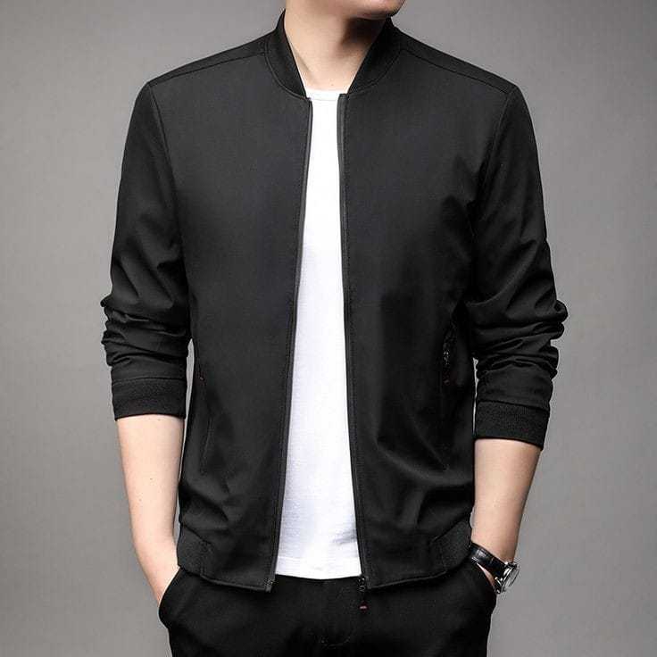 Jaket Motor Bomber Waterproof Pria