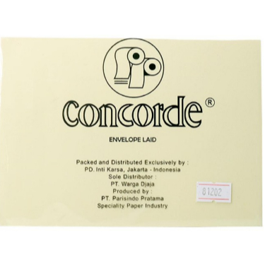 

Gramedia Cirebon - CONCORDE ENV.L.YLW 81202/12PCS