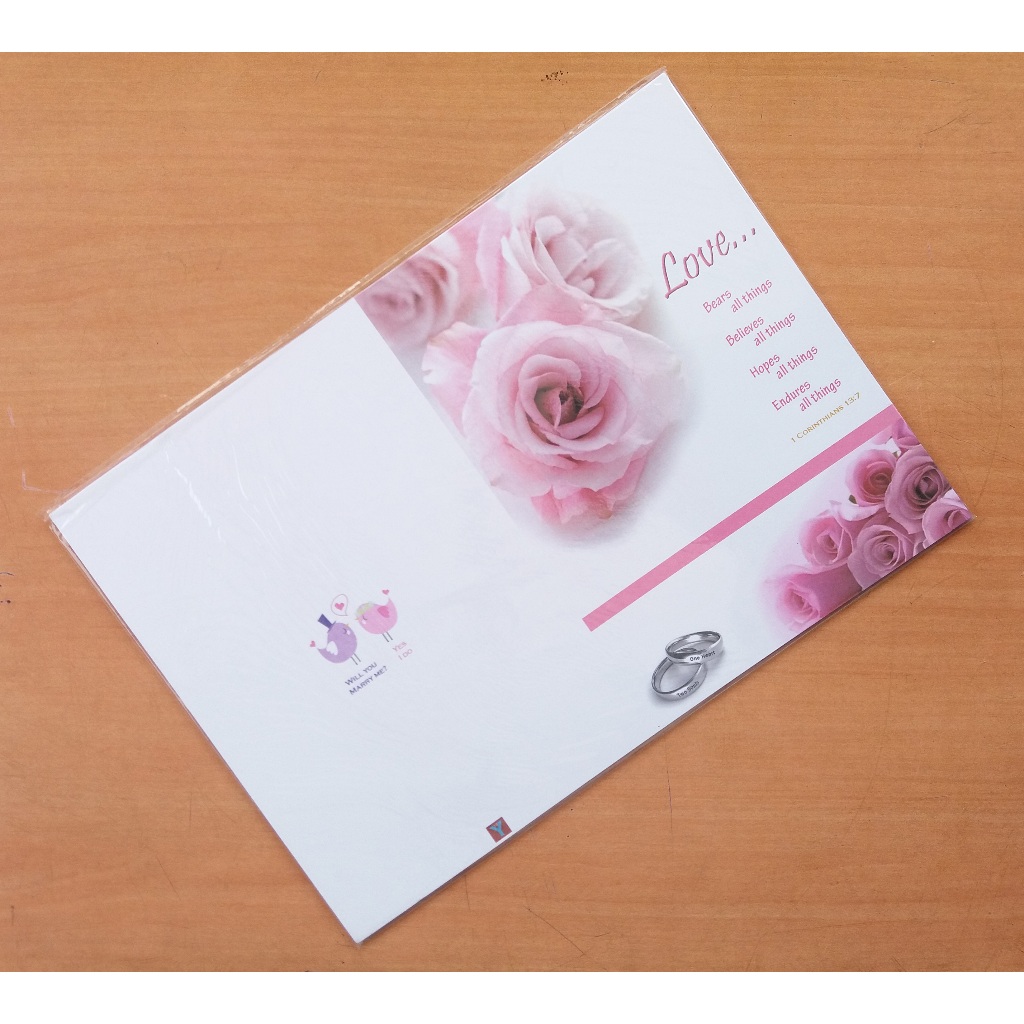 

Sampul Buku Perayaan Pernikahan Gereja Katolik/Kristen Isi 25lbr ( Motif Mawar Pink )