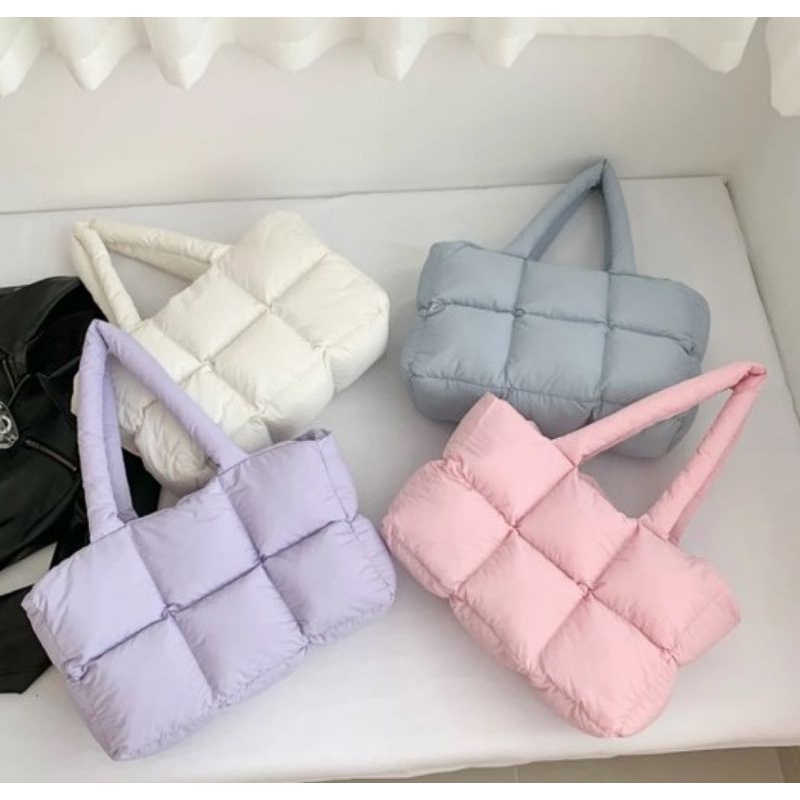 tas bahu wanita pufthy tas parasut model style Korea