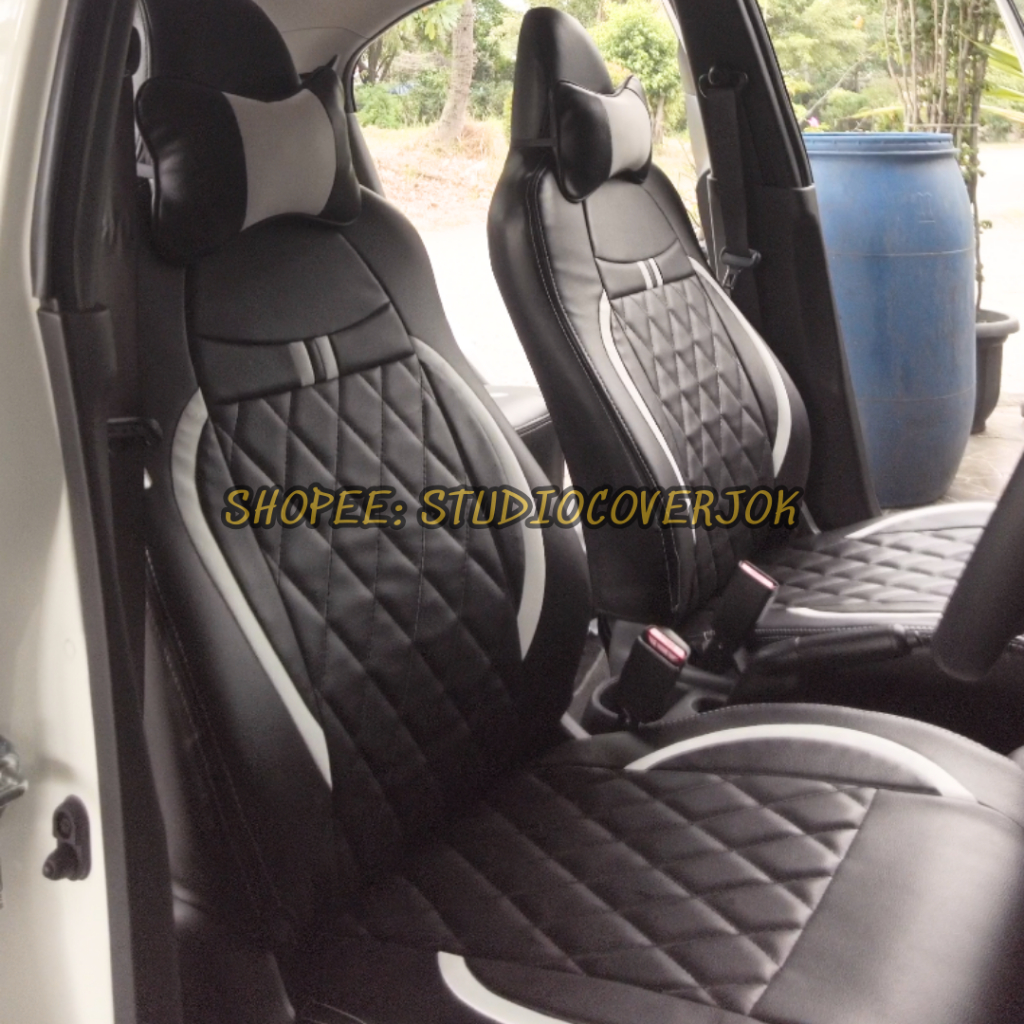 SARUNG JOK MOBIL BAHAN CHEROKEE AP FORCE 2 BARIS HONDA CITY
