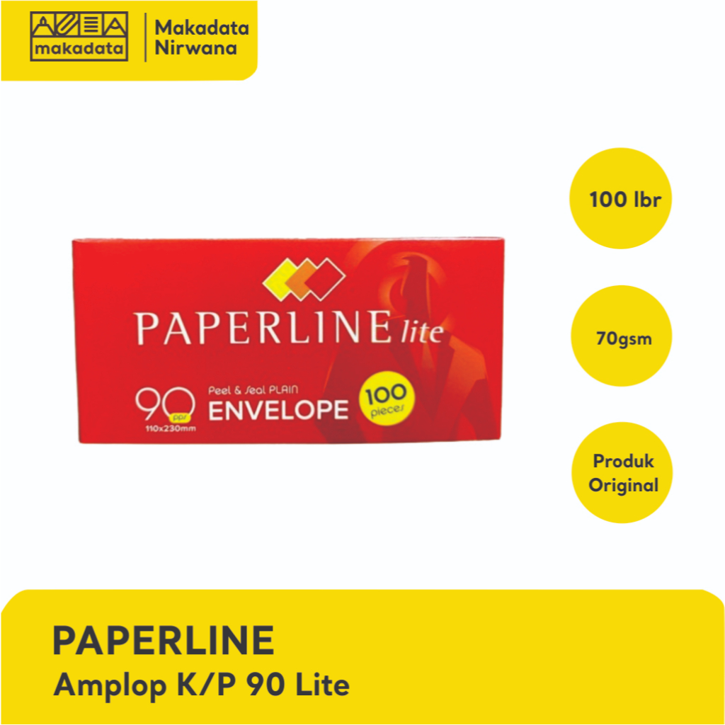 

PAPERLINE ENVELOPE/AMPLOP K/P 90 LITE (1 PACK)