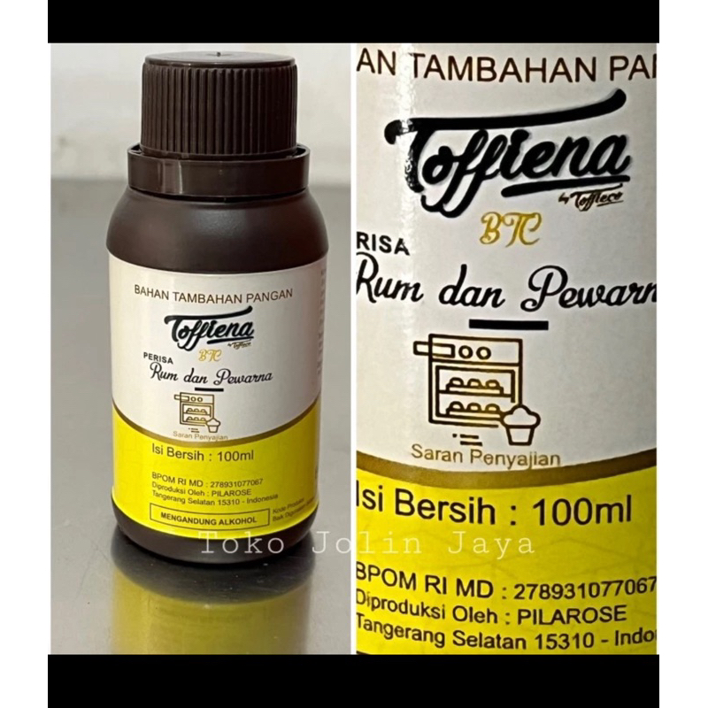 

100ml pasta rum Toffiena by Toffieco