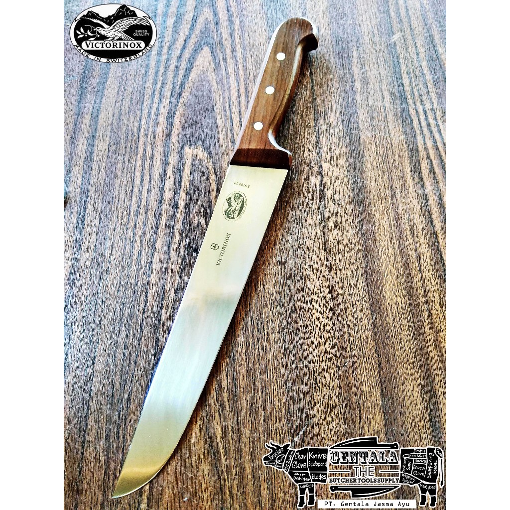 Pisau Sembelih Butcher Victorinox 26cm Roseood Handle