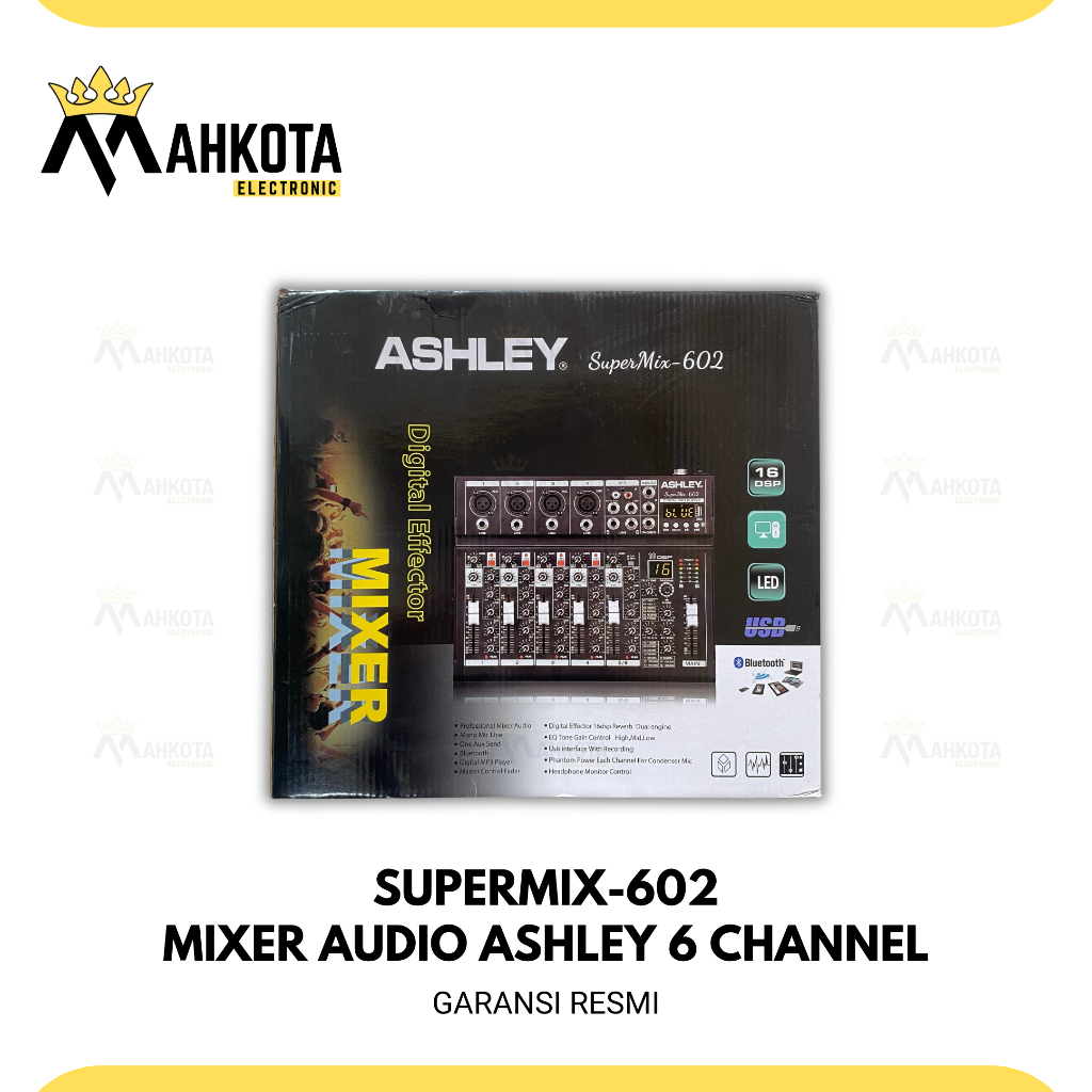 Mixer Audio ASHLEY SuperMix 602 Original 6 Channel