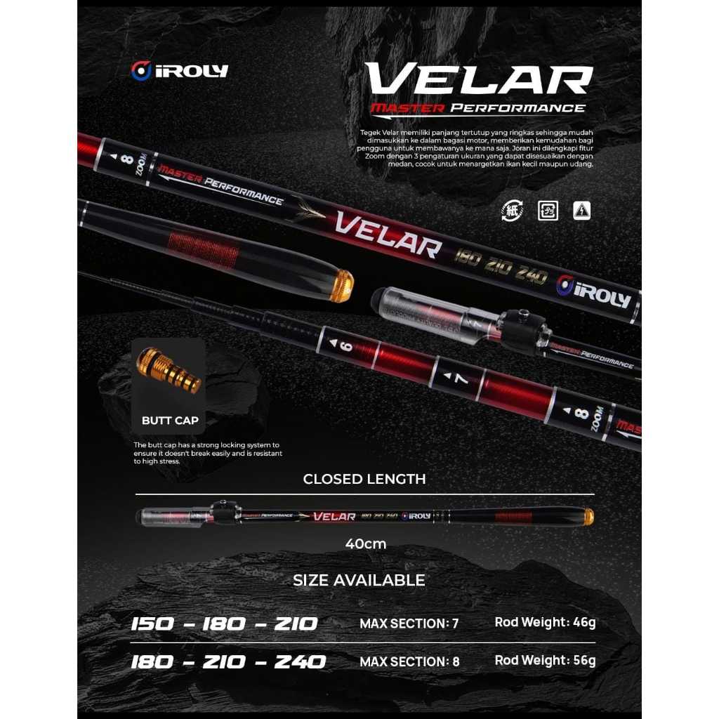 Tegek Iroly Velar Zoom 150-180-210/180-210-240 for Microfishing