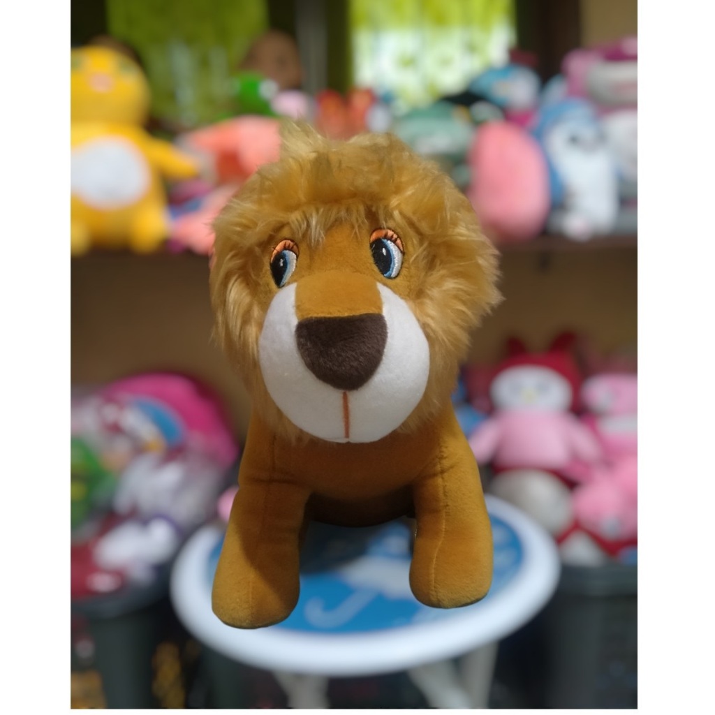 Boneka singa simba ukuran 45cm bahan halus berkualitas SNI