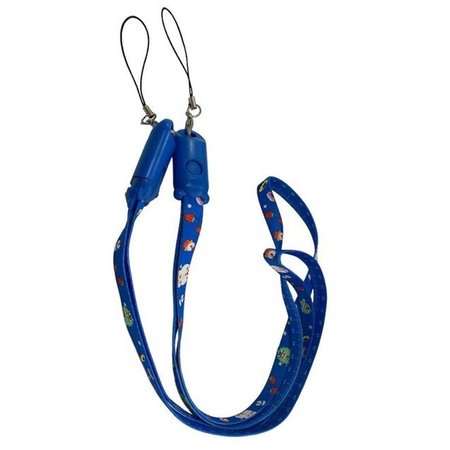 LANYARD KABEL DATA CHARGER + METERAN GANTUNGAN TALI LEHER FOR TYPE MICRO USB