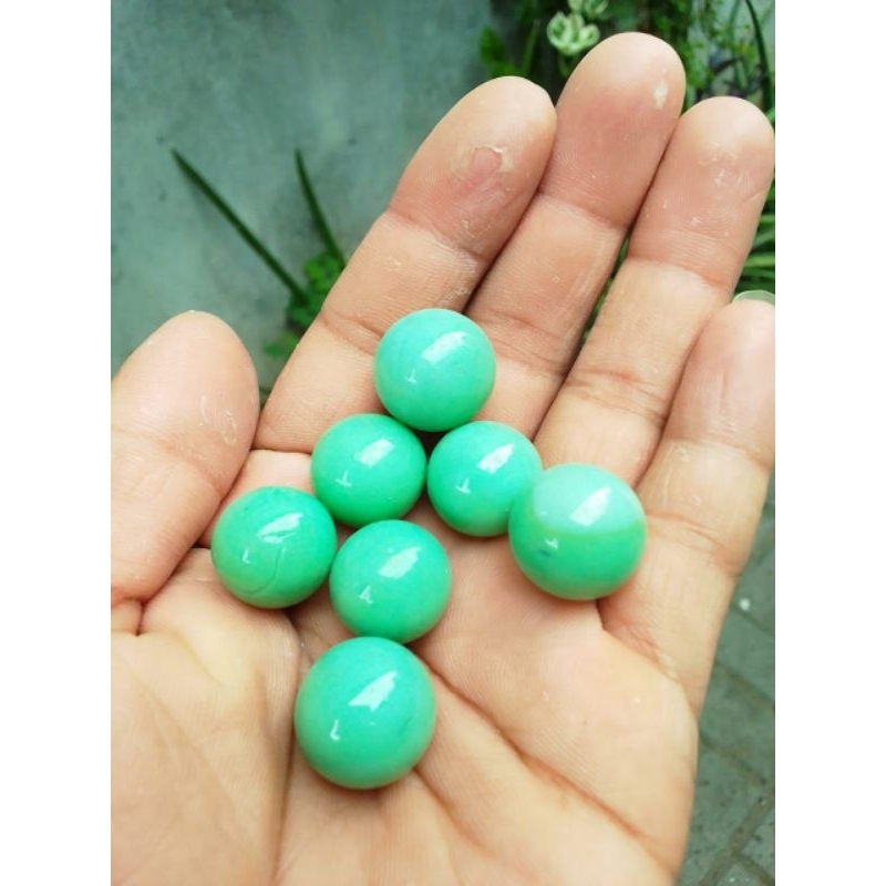 Kelereng Hijau Keramik , Biru, Hitam Ukuran Standar