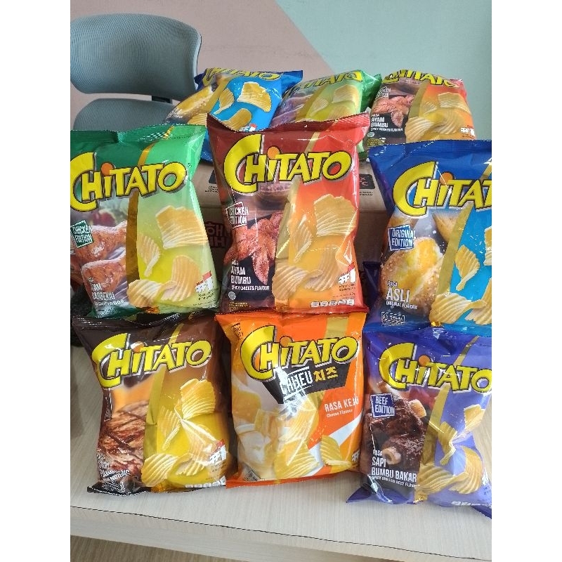 

chitato snack 68gr | keripik kentang kekinian | camilan viral banyak rasa