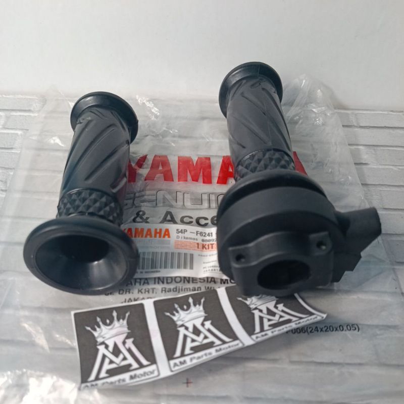handgrip + rumah gas mio j / mio m3 / soul gt / mio gt / soul gt 125