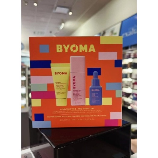 BYOMA Hydrating Trio Set Creamy Jelly Cleanser Hydrating Serum Moisturizing Gel Cream