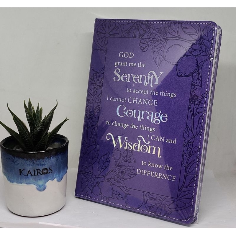 

BUKU ROHANI CATATAN LUX LEATHER JOURNAL NEW(GOD GRANT ME THE SERENITY)