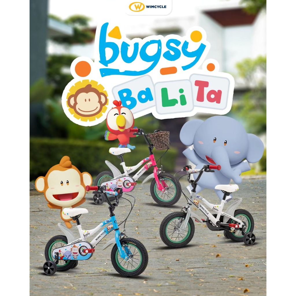 Wimcycle Bugsy Sepeda BMX Anak [12 Inch]